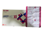 Jardy Met Xr  Tablets 25+1000Mg (1 Strip = 7 Tablets)